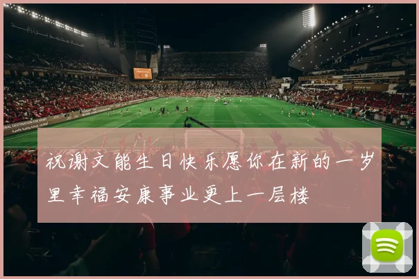 祝谢文能生日快乐愿你在新的一岁里幸福安康事业更上一层楼
